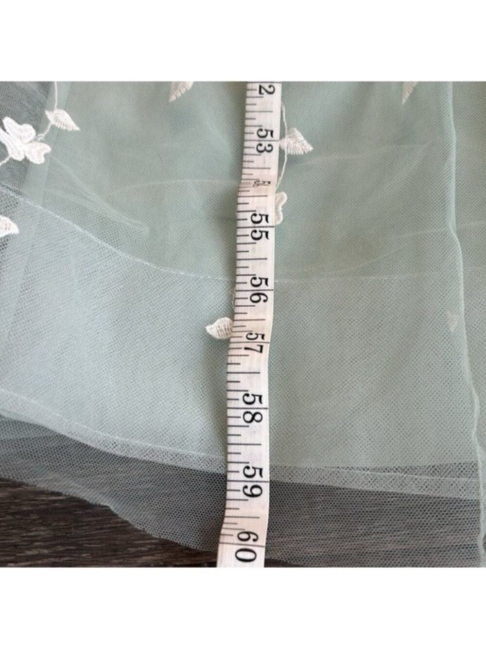 bcbgmaxazria 6 Cheyenne Appliqué Mint Lace Evening Dress Light Green Gown Prom - Picture 15 of 16